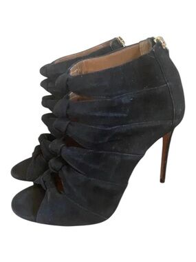Aquazzura Nasiba Open Toe Stiletto Booties